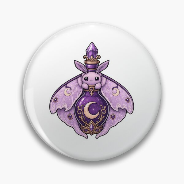 Item preview, Moon Moth Potion Bottle designed and sold by The-Art-of-D.