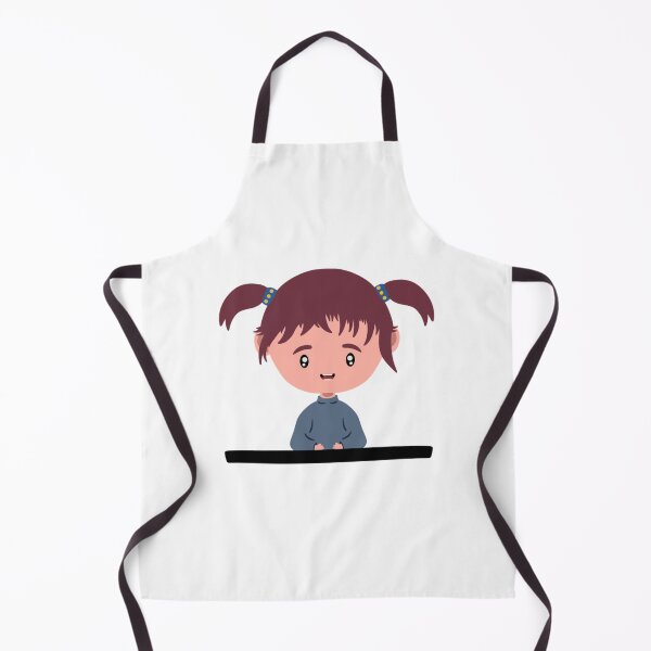 Artikelvorschau, Niedliche Chibi-Anime-Schülerin mit Zöpfen – Illustration entworfen und verkauft von Yogiaart.