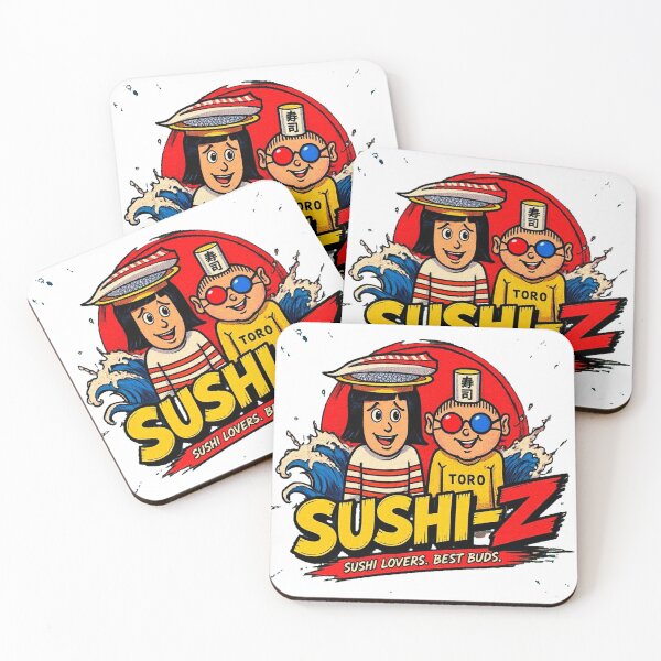 Item preview, The Sushi-z: Retro Cult Duo Adventures designed and sold by Japan Cyberpunk Universe & Surreal Characters.