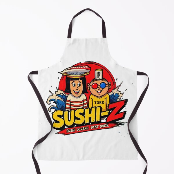 Item preview, The Sushi-z: Retro Cult Duo Adventures designed and sold by Japan Cyberpunk Universe & Surreal Characters.