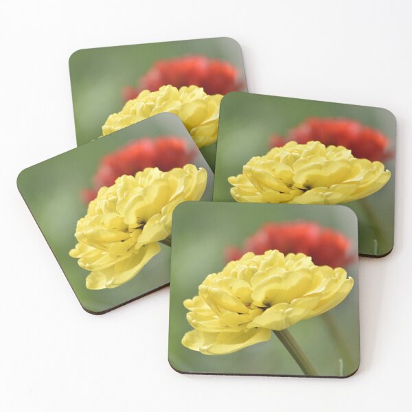 Item preview, Yellow Red Double Tulip Macro Photography designed and sold by Tathata Macro Flowers.