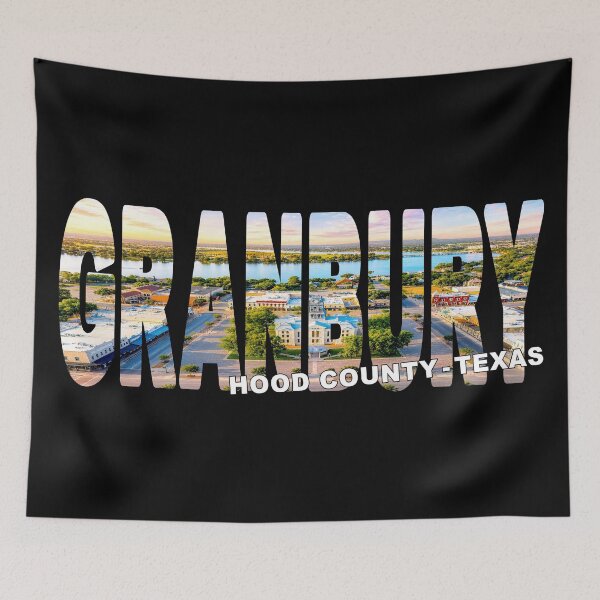 Item preview, GRANBURY Hood County Texas - Historic Courthouse Square Sunrise Glow designed and sold by Adam Gormley.