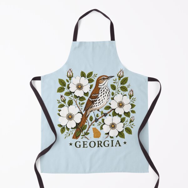 Item preview, Georgia Cherokee Rose & Brown Thrasher designed and sold by The-Drip-Studio.