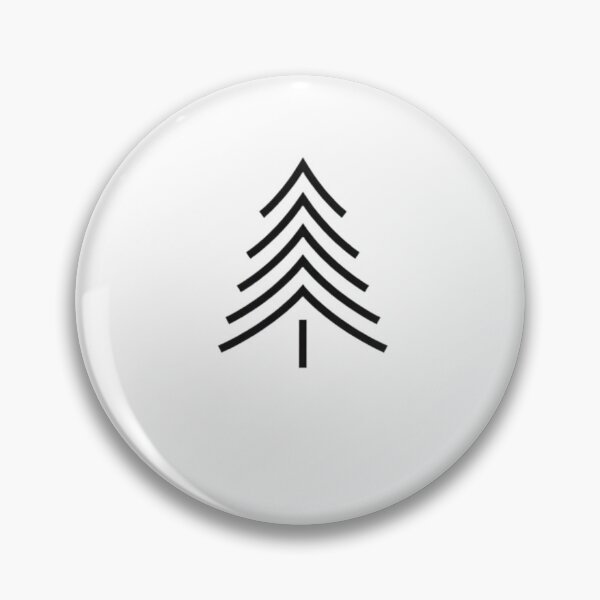 Item preview, Minimalist Pine Tree Line Art designed and sold by redblink store.