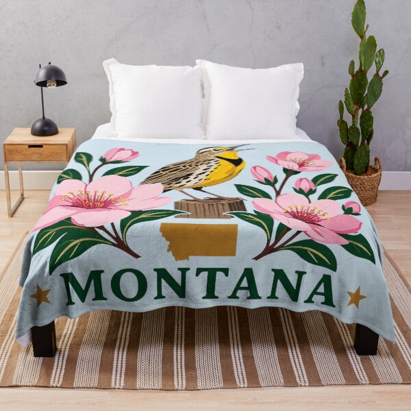 Item preview, Montana Meadowlark & Bitterroot Homage designed and sold by The-Drip-Studio.