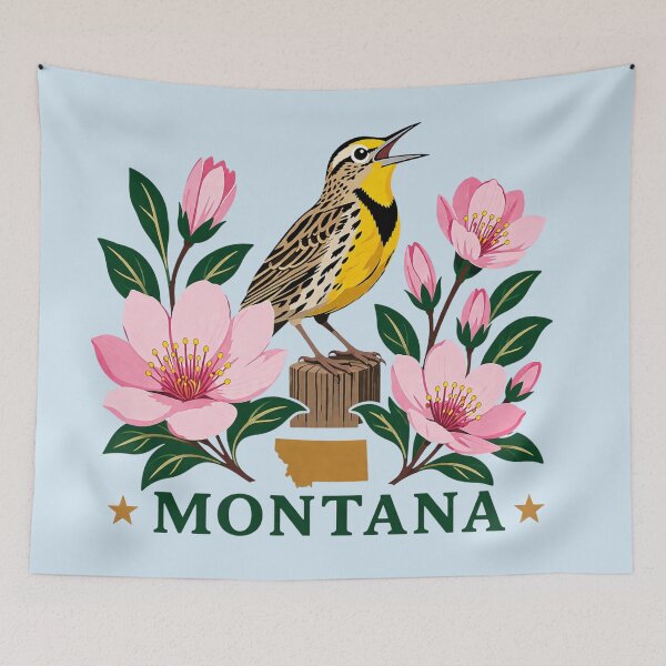 Item preview, Montana Meadowlark & Bitterroot Homage designed and sold by American Fieldmark Studio.