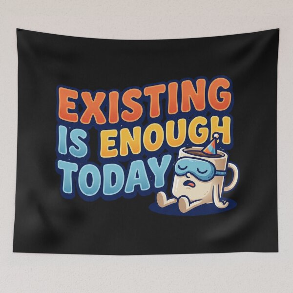 Item preview, Tired Coffee Mug Is Sufficient designed and sold by Tsugraf Designs.