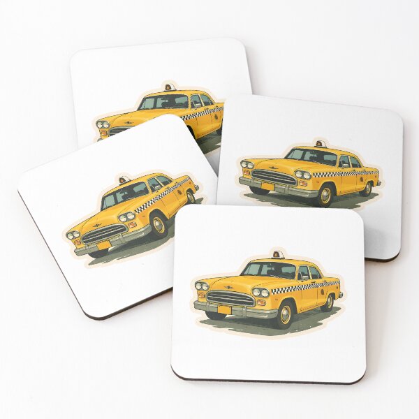 Item preview, Yellow Taxi Watercolor - New York City Street designed and sold by ChemicalXShop.