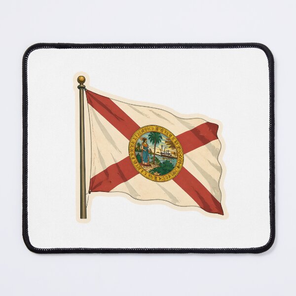 Item preview, Florida State Flag Watercolor designed and sold by ChemicalXShop.