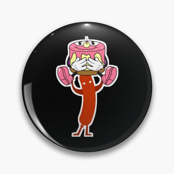 Item preview, Sausage Character Carrying Large Pink Frosted designed and sold by Blindouija.