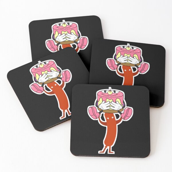 Item preview, Sausage Character Carrying Large Pink Frosted designed and sold by Blindouija.