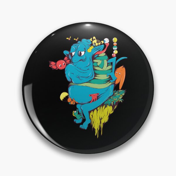 Item preview, Monster Sitting on Floating Cliff with Miniature designed and sold by Blindouija.