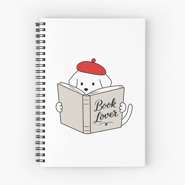 Item preview, Cute Dog Reading a Book - Book Lover Puppy designed and sold by pinkstickstore.
