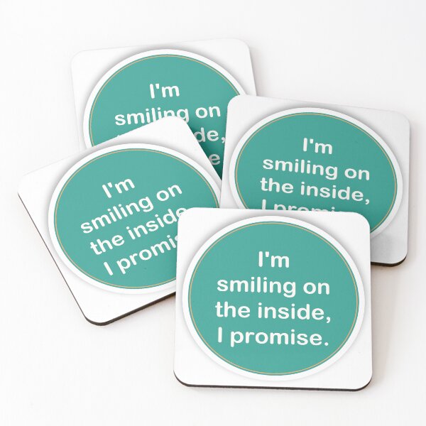 Item preview, Im Smiling On The Inside Promise designed and sold by Emma's Studio.
