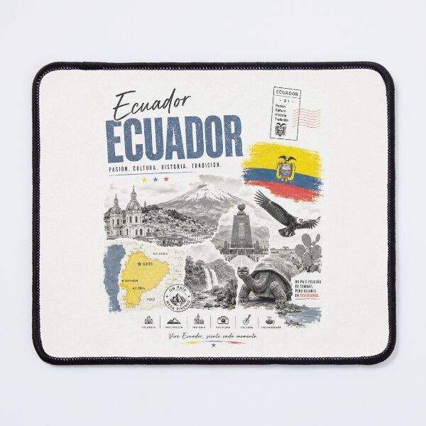 Item preview, Ecuador Minimalist Travel Art designed and sold by AtuqStudio.
