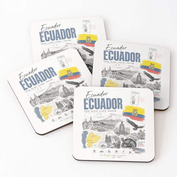 Item preview, Ecuador Minimalist Travel Art designed and sold by EdwinkOne.