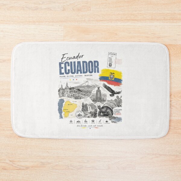 Item preview, Ecuador Minimalist Travel Art designed and sold by AtuqStudio.