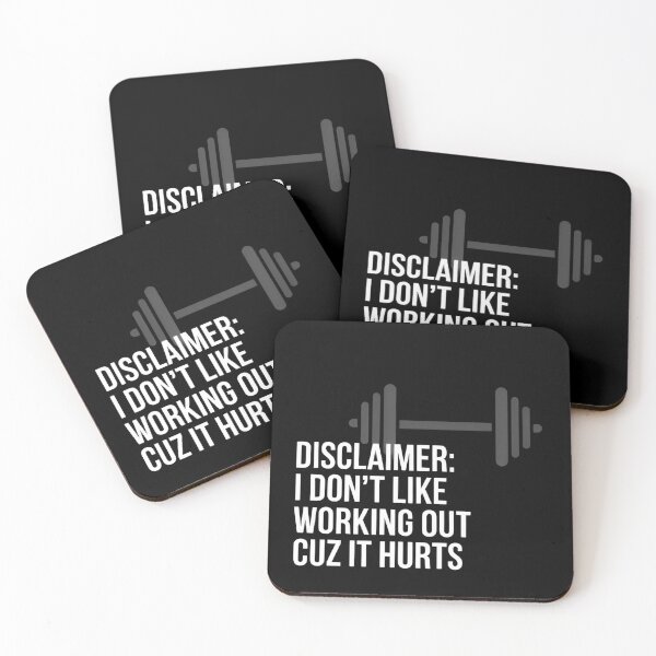 Item preview, Disclaimer I Don't Like Working Out Cuz It Hurts Funny Gym  designed and sold by Zizo-DR44.