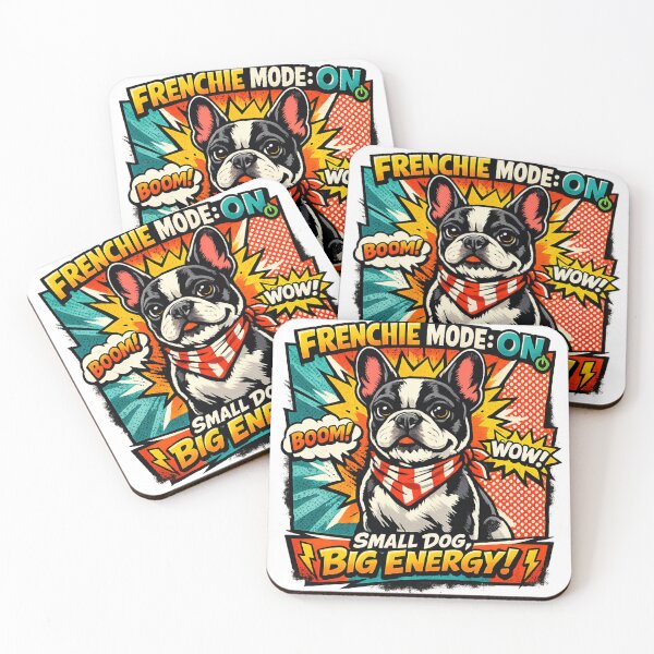 Item preview, Frenchie Mode: On – Funny French Bulldog Shirt designed and sold by Shadowframe Studios.