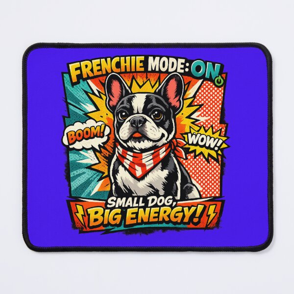 Item preview, Frenchie Mode: On – Funny French Bulldog Shirt designed and sold by Shadowframe Studios.