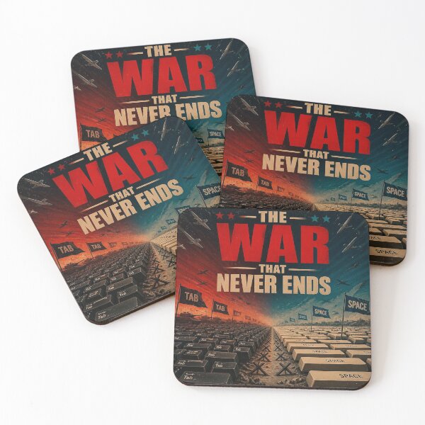Item preview, Tabs vs Spaces The War That Never Ends - Funny Programmer Shirt designed and sold by Geek Tracy Shop.