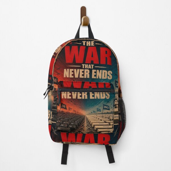 Item preview, Tabs vs Spaces The War That Never Ends - Funny Programmer Shirt designed and sold by Geek Tracy Shop.