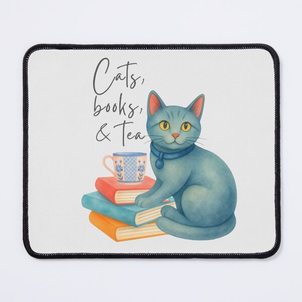 Item preview, Cats, Books, Tea designed and sold by TotAlyBooked.