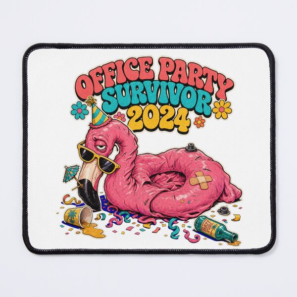 Item preview, funny inappropriate Funny Hungover Flamingo Design | Office Party Survivor Summer Humor designed and sold by Uglyandcute.