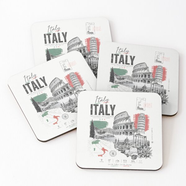 Item preview, Italy Minimalist Travel Art designed and sold by AtuqStudio.