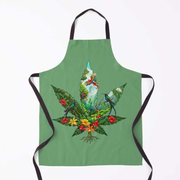 Item preview, Exotic Rainforest Marijuana Leaf Graphic designed and sold by digitalbob60.