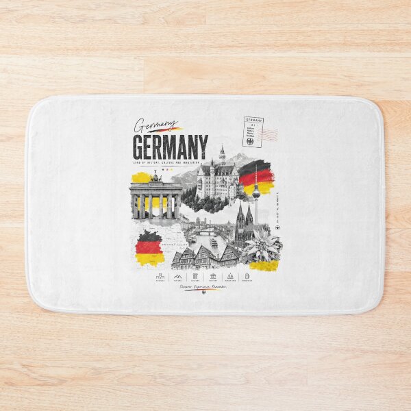 Item preview, Germany Minimalist Travel Art designed and sold by AtuqStudio.