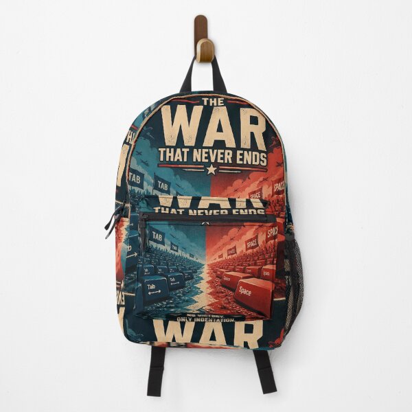 Item preview, Tabs vs Spaces The War That Never Ends V2 - Funny Programmer Shirt designed and sold by Geek Tracy Shop.