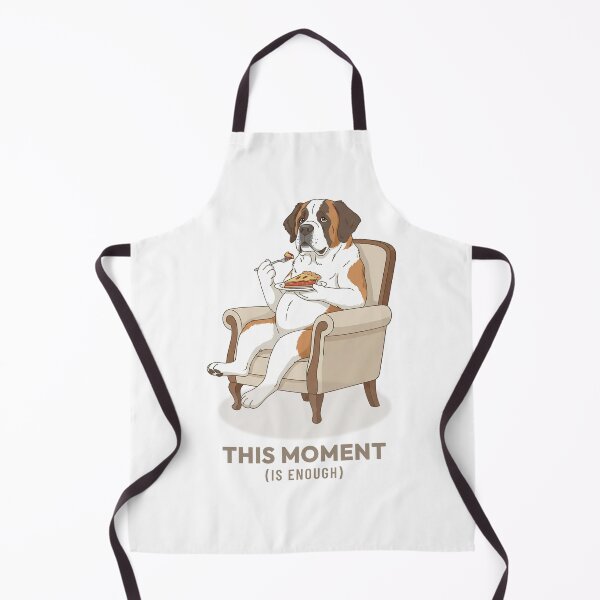 Item preview, St. Bernard Pie Time Cozy Illustration Vintage Aesthetic designed and sold by Cozy Vintage Animal.