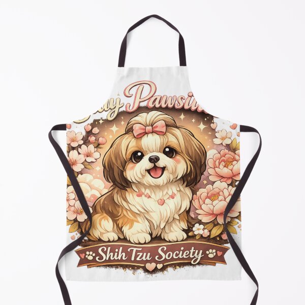Item preview, Stay Pawsitive – Elegant Shih Tzu Shirt designed and sold by Shadowframe Studios.