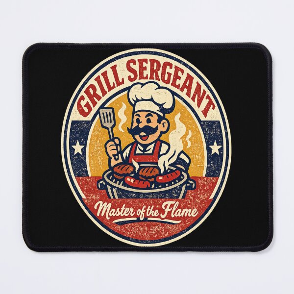 Item preview, Vintage Sunset BBQ Shirt with Chef Dad designed and sold by Mindful56.