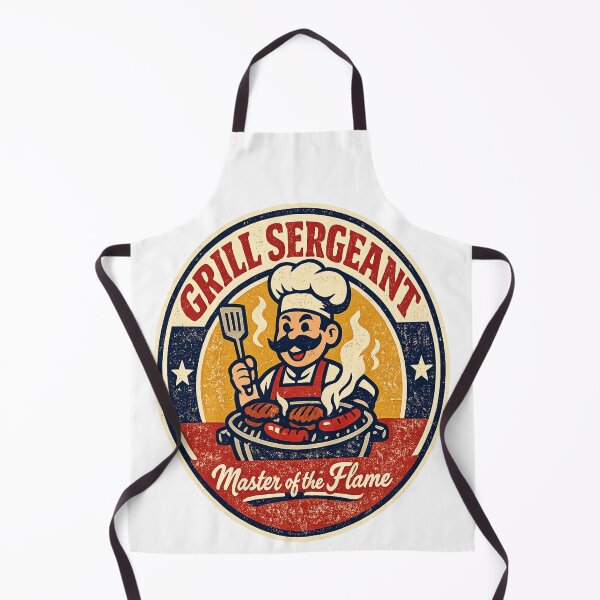 Item preview, Vintage Sunset BBQ Shirt with Chef Dad designed and sold by Mindful56.