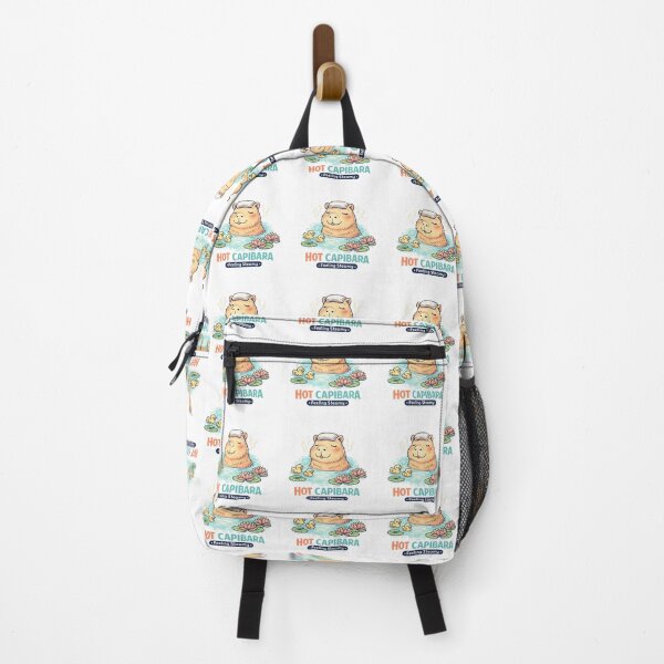 Item preview, Cute Capybara Sticker – Hot Spring Feeling Steamy Art designed and sold by SoftSproutstu.