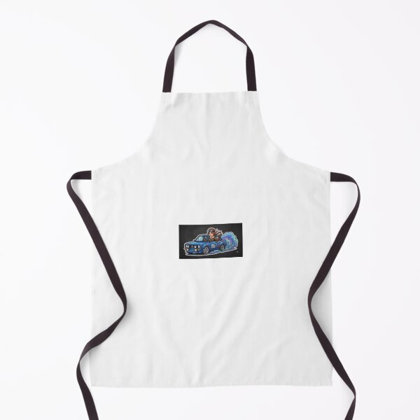 Item preview, The Drift Queen: Retro Blue Rally Car Sticker Art designed and sold by Dream Design Store.