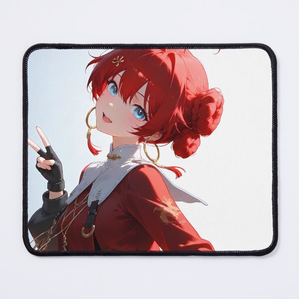 Item preview, Danjin Wuthering Waves Peace Sign Sunny Red Hair designed and sold by riadjamai.