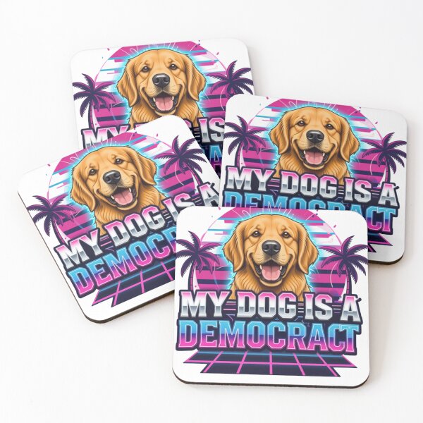 Item preview, My Dog is a Democrat 1 designed and sold by Positive&FunnyThings.