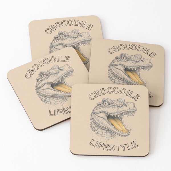 Item preview, Crocodile Lifestyle Wild Alligator Reptile Art designed and sold by digitalbob60.
