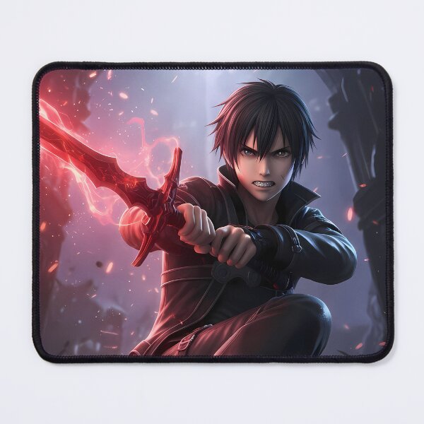 Item preview, Kirito Sword Art Online Crimson Light Fantasy Pose designed and sold by riadjamai.