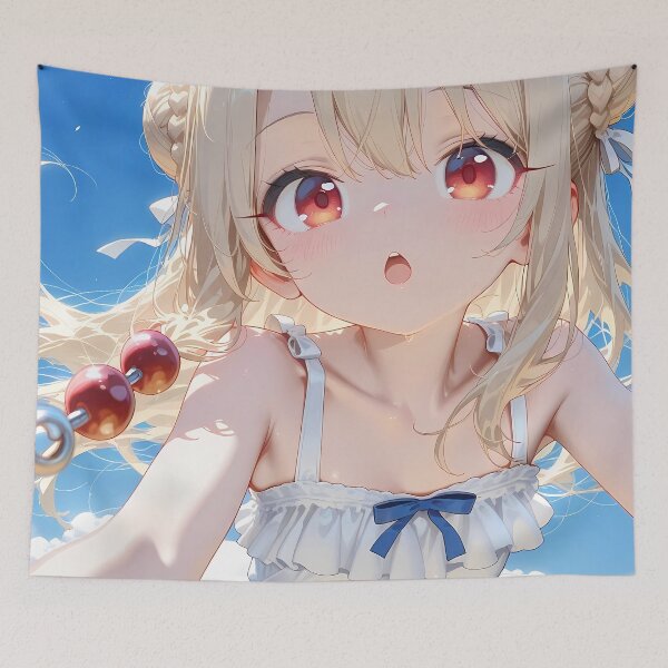 Item preview, Illyasviel Fate Stay Night White Dress Blue Sky Closeup designed and sold by riadjamai.