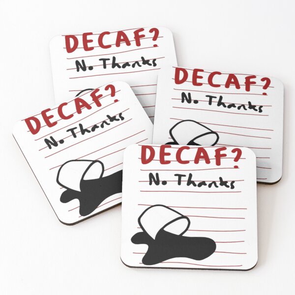 Item preview, Decaf No Thanks Sassy Coffee Quote designed and sold by WilliamsKirby.