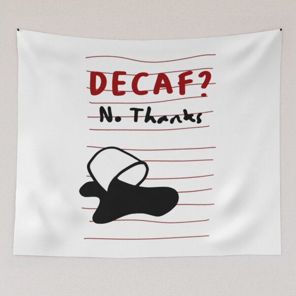 Item preview, Decaf No Thanks Sassy Coffee Quote designed and sold by WilliamsKirby.