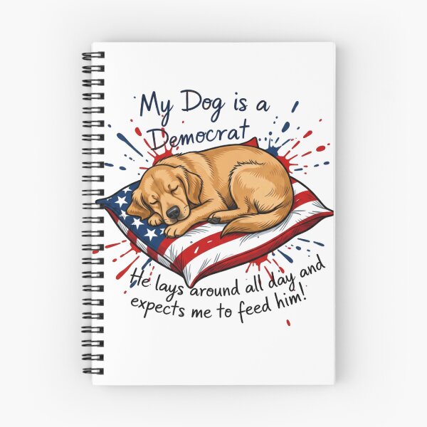 Item preview, My Dog is a Democrat 2 designed and sold by Positive&FunnyThings.