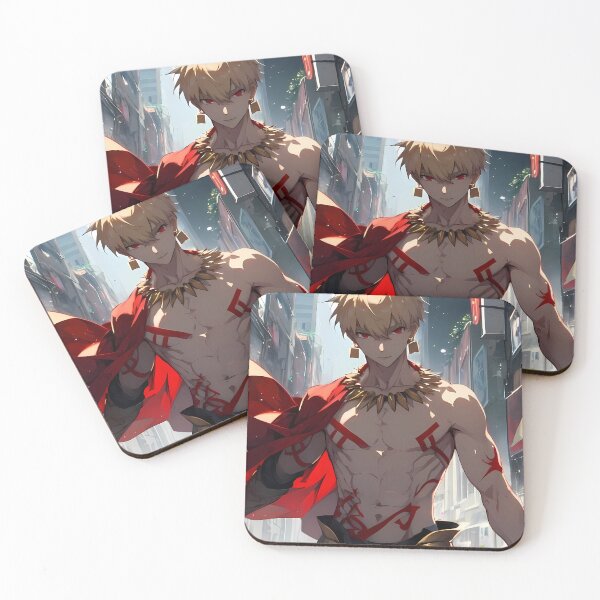 Item preview, Gilgamesh Fate Stay Night Urban Power Red Cloak designed and sold by riadjamai.