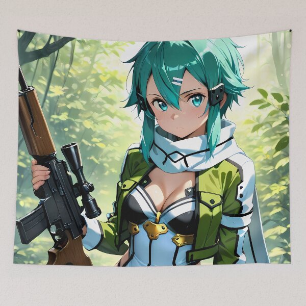 Aperçu de l'œuvre Sinon Sword Art Online Style Ranger forestier créée et vendue par riadjamai.