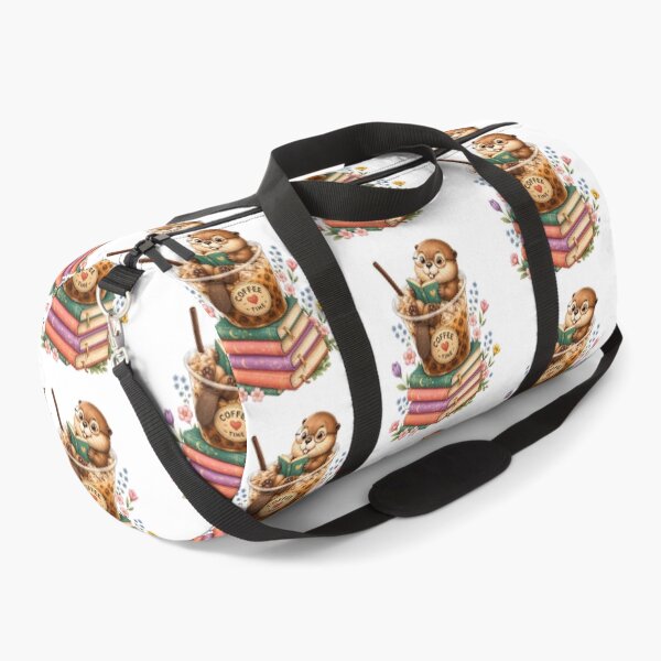 Item preview, Coffee Time Cute Beaver Reading Book Lover designed and sold by QuiteOrbit.