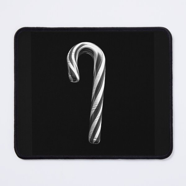 Item preview, Black and White Candy Cane – Minimalist Christmas Holiday Design designed and sold by inkoutninja.